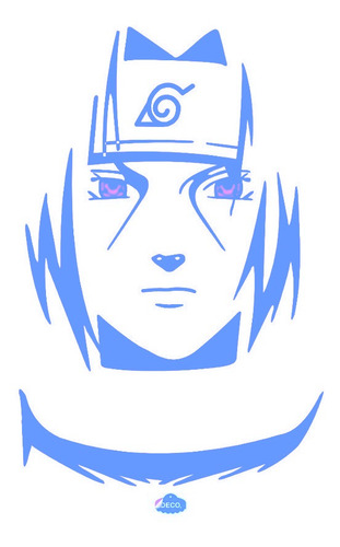Vinilo Deco Anime Naruto Itachi Uchiha Mod09