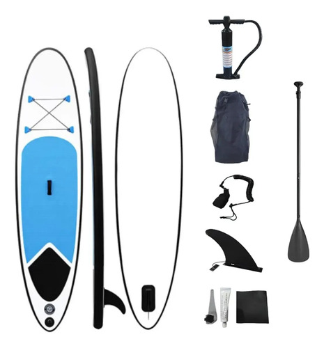 Tabla Stand Paddle Surf 3mts Blanca Y Azul Febo