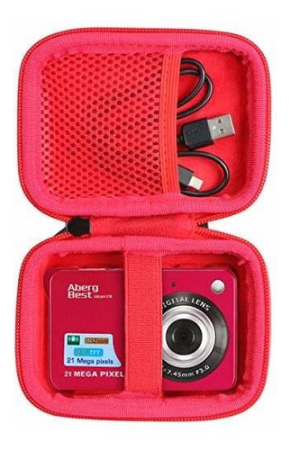 Estuche Viaje Duro Repuesto Para Abergbest 21 Mp 2.7 Lcd