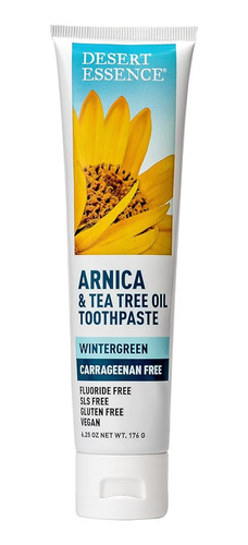 Desert Essence Arnica & Tea Tree Oil Carrageenan Free Toothp