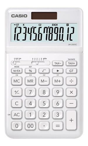 Casio Jw-200sc Elegante Calculadora De Diseño P/ Escritorio