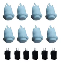 Comprar Kit Botões Fliperama 25 Botões De Nylon Branco Electromatic