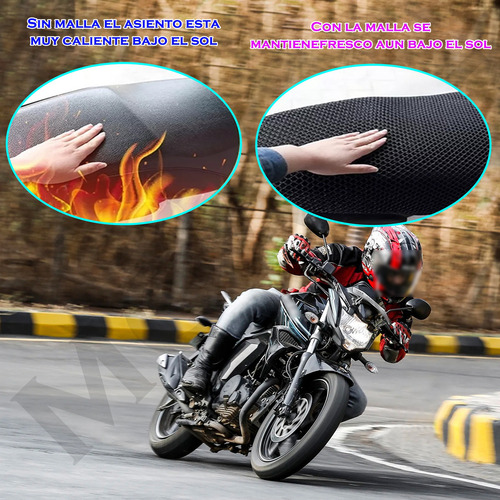 Malla Mesh Protector Cubreasiento Premium Yamaha Fz-s 2.0 Fi