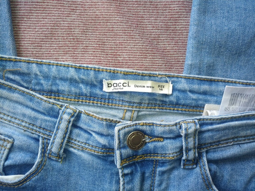 Jeans Dama Talla 14 Marca Bacci Usado