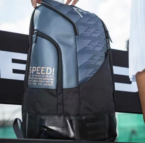 Mochila Head Unisex Para Tenis, Pádel Deportes Gris Liso