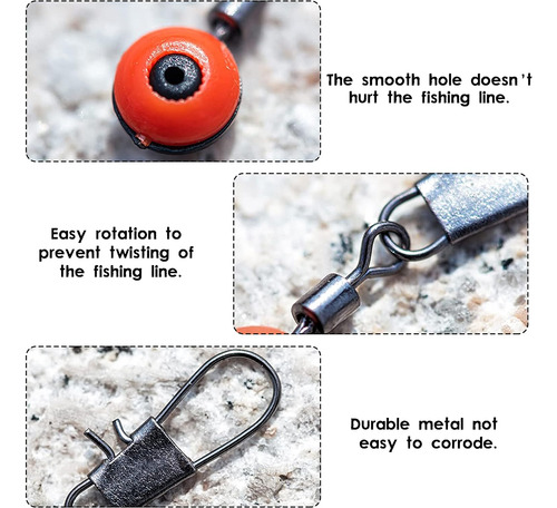 Fishing Line Sinker Slides Fishing Floats Connector Rolling