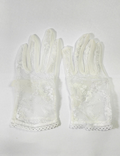 Guantes Para Niñas De Encaje Pajes Parecito Boda Encaje