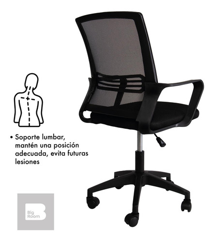 Imagen 5 de 9 de Silla Oficina Ergonómica Apoya Cabezas Brazos Ergonómica