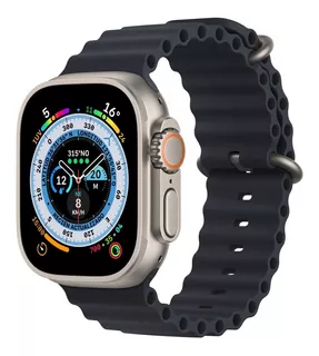 Apple MQET3LZ/A Watch ultra caja 49mm de titanio plateada correa midnight ocean y bisel plateado - Distribuidor autorizado