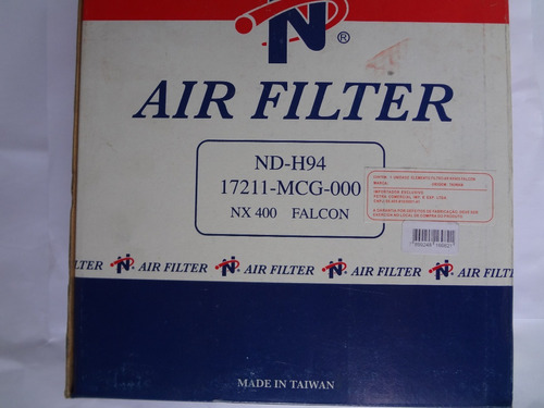 Filtro De Ar Falcon - Air Filter
