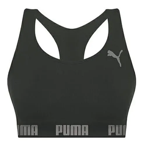 Top Puma Sem Costura Nadador Original Fitness Sustentação Menor preço em Top Puma Sem Costura Nadador Original Fitness Sustentação