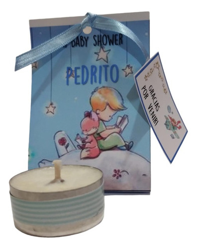 Souvenir Baby Shower Principito Velitas De Noche X 25 U