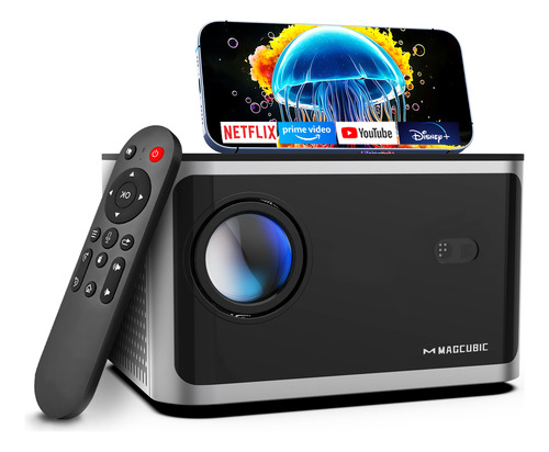 Proyector Magcubic Hy350 Hd 4k Android 11 Wifi6 Led 580 Ansi