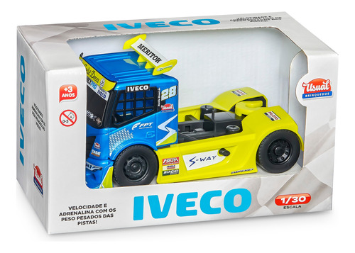 Brinquedo Caminhão Miniatura Iveco Racing Copa Truck 449