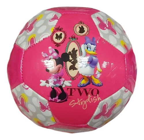 Pelota Futbol N°3 Minnie Mouse Disney Cuero Oficial