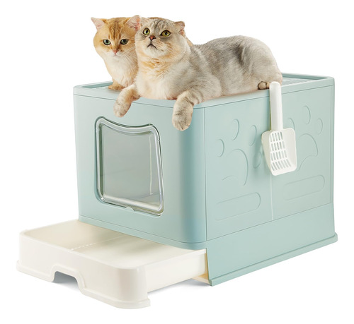 Pawsayes Caja De Arena Extra Grande Para Gatos, Caja De Aren