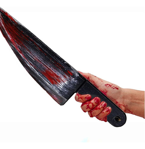 Cuchillo Sangriento Para Disfraz Halloween Cosplay