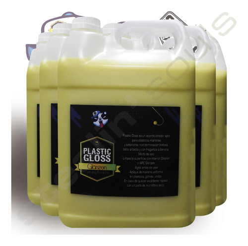 Glänzen | Plastic Gloss | Acondicionador Plastico | 5 Litros