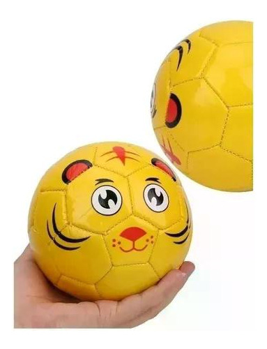 Pelota De Fútbolito Diseño Infantil Amarillo