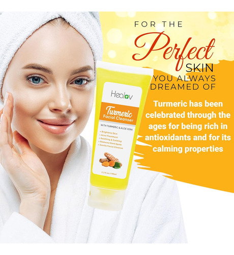 Jabón Facial Con Cúrcuma, Jabón Líquido Con Cúrcuma Para Pie