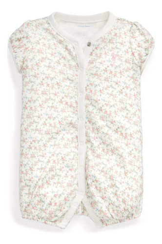 Polo Ralph Lauren Baby Girls Floral Bubble Shortall, 9 Mese.