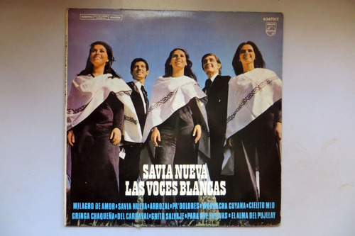Savia Nueva Las Voces Blancas Vinilo Lp Philips 6347012