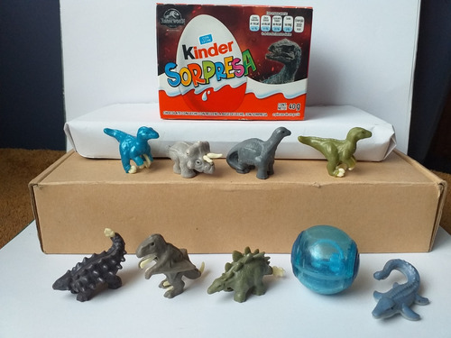 Colección Completa Figuras Kinder Sorpresa - Jurassic World 