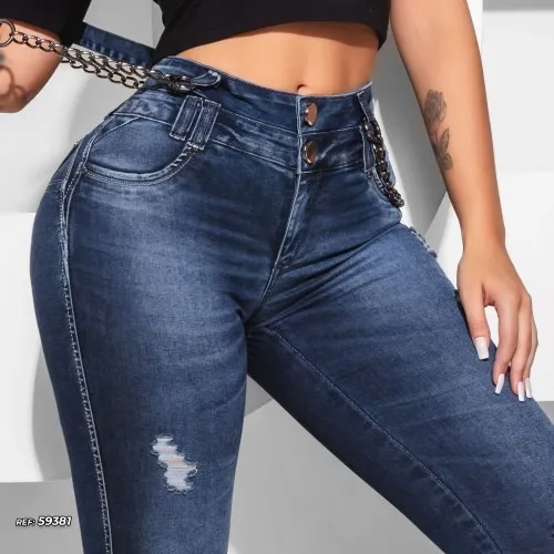 Cal a Com Suspens rio Corrente Pit Bull Jeans 59381