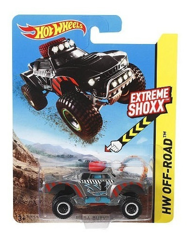 Hot Wheels Extreme Shoxx Vehículo- Negro Mega Deber Ii