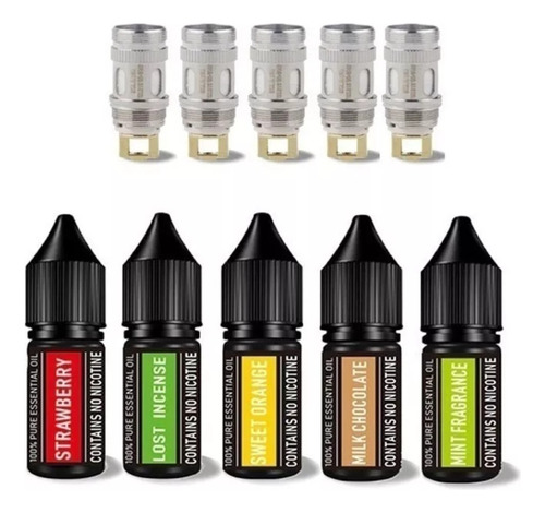 5 Pistola Vape Portátil Aceites Esenciales, 5 Tanques