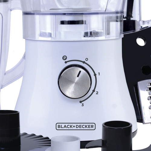 Imagen 5 de 10 de Multiprocesadora Black+decker 750w Blanca Fp1002j-ar
