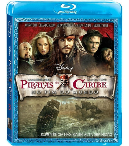 Piratas Do Caribe - No Fim Do Mundo - Blu-ray - Johnny Depp