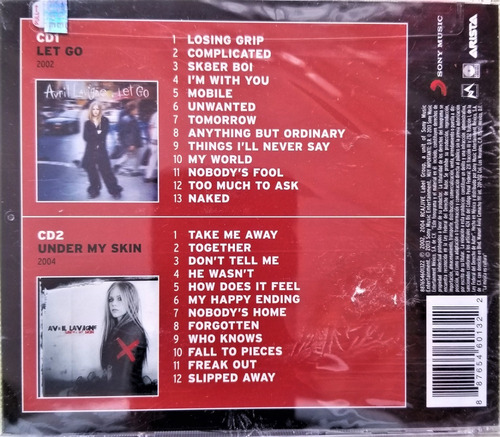Avril Lavigne 2 Cds Let Go / Under My Skin Nuevo (Usado)