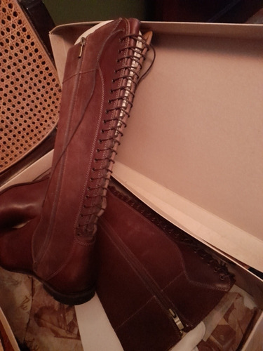 Botas De Cuero Y Gamuza Hush Puppies 