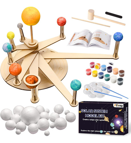 Solar System Model Foam Ball Kit Includes 12 Color Pigm...