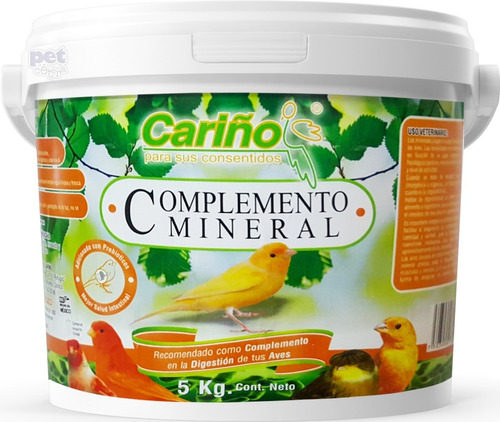 Minerales Digestibles Para Canarios Y Aves Chicas (5 Kg)