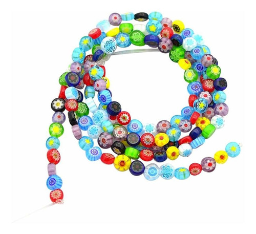 Ph Pandahall 5 Hilo 0.236 In Millefiori Lampwork Cuenta Para