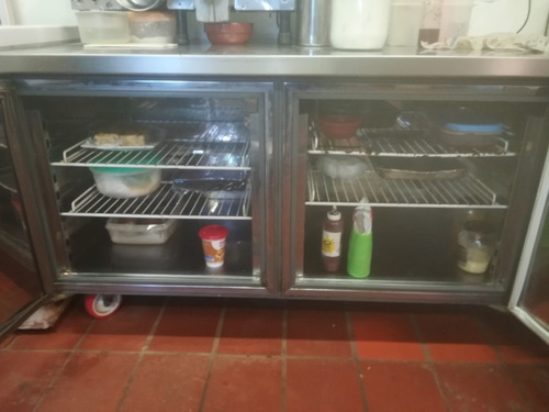Heladera Mostrador Acero Inoxidable Ingeniería Gastronomica