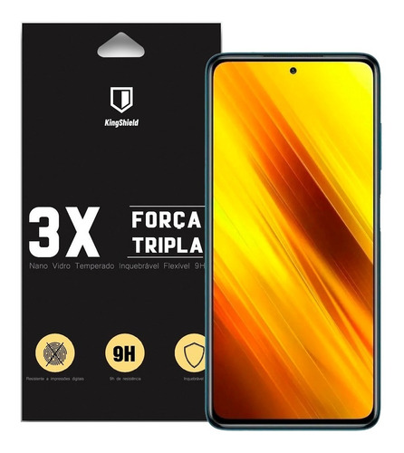 Película Xiaomi Poco X3 Pro Kingshield Vidro (tela+câmera)