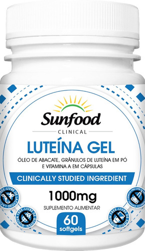 Luteina - 60 Caps Gel - Importado Sunfood