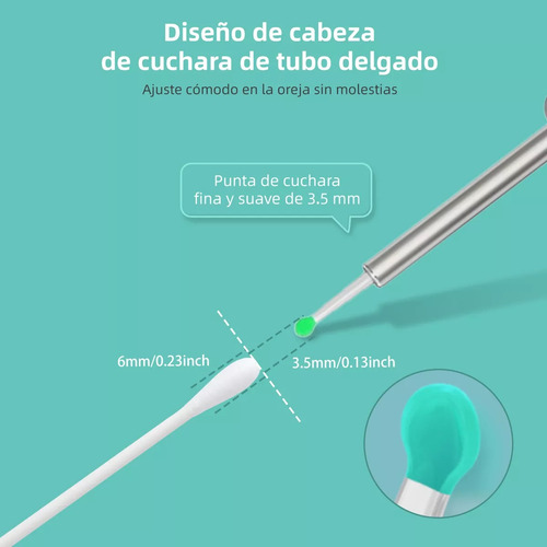 Endoscopio Cámara Inteligente Limpiador Oidos Quita Cerilla