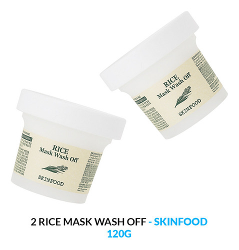 2 Skinfood Rice Mask Wash Off 120 Gr