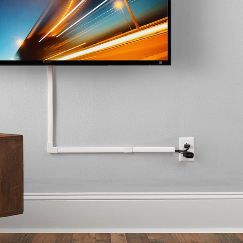 Echogear Kit De Canaleta De Cables En Pared Para Ocultar Has
