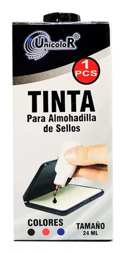 TINTA PARA SELLO NEGRA 24ML