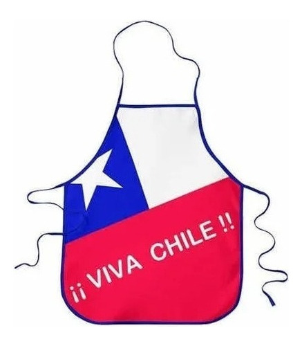 Delantal Pechera Dieciochero Fechas Patrias Chile