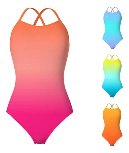 Traje De Baño De Una Pieza Degradado For Entrenamiento