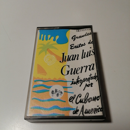 Juan Luis Guerra El Cubano De América Casete Grandes Éxitos 