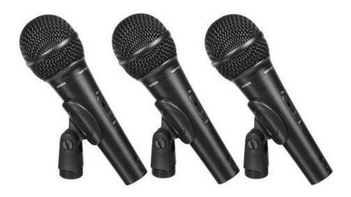 Micrófonos Behringer Ultravoice XM1800S dinámico supercardioide negros
