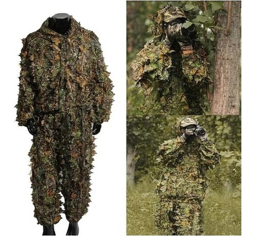 Ropa Camuflada Ghillie Sniper 3d (pantalones+chamarra)