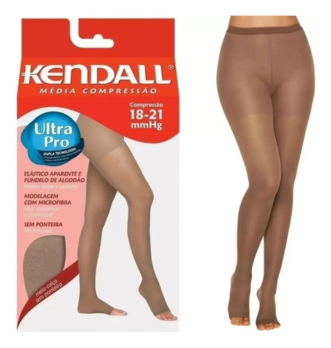 Meia Calça Kendall De Compressão S/ Ponteira Feminina - 1701